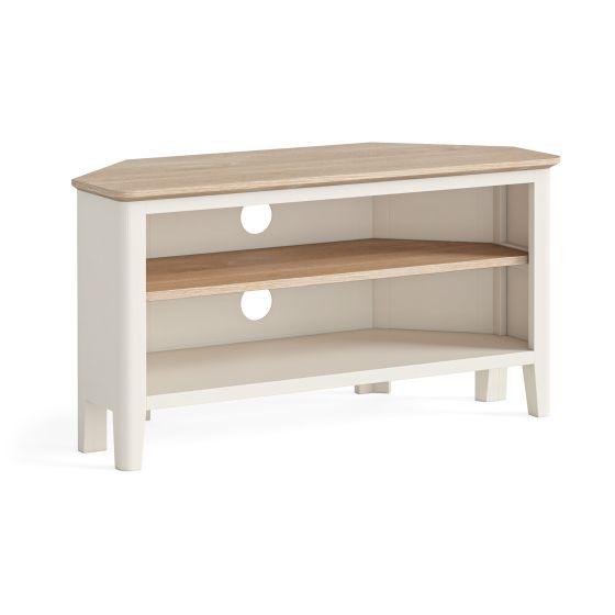 MARLOW CORNER TV UNIT - COCONUT WHITE