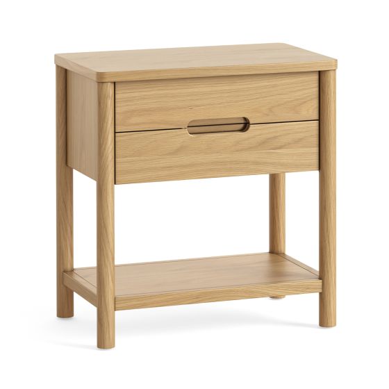 FLORIDA 2 DWR BEDSIDE CHEST w/SHELF