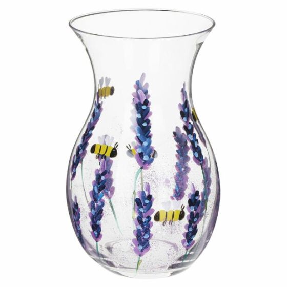 BEES & LAVENDER VASE