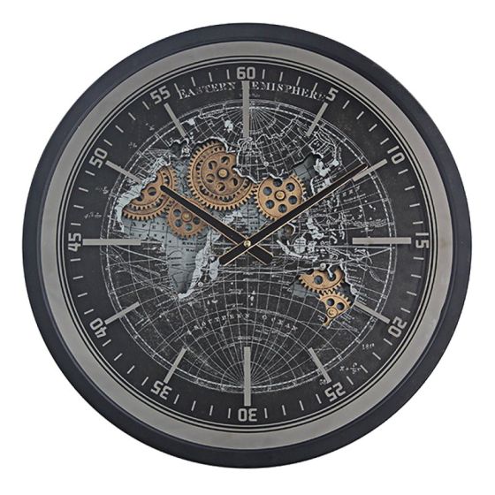 46cm ATLAS COG WALL CLOCK