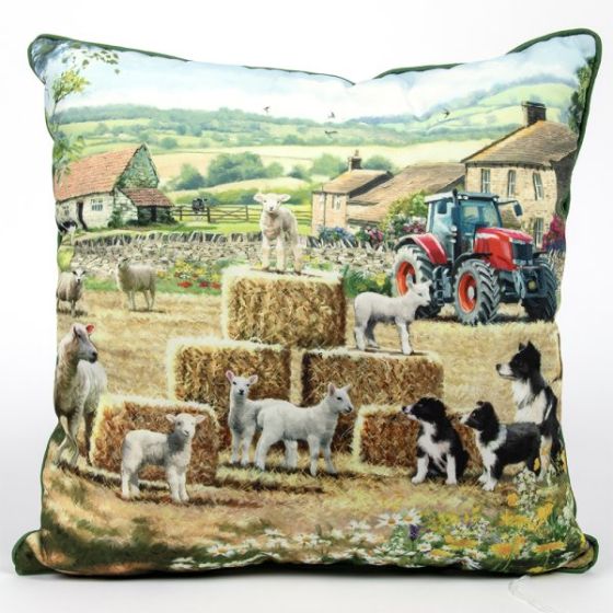 COLLIE & SHEEP CUSHION