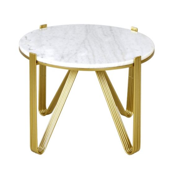 YOHAN WHITE MARBLE COFEEE TABLE