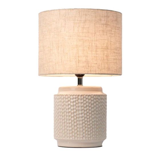 44cm HAZEL T/LAMP CREAM