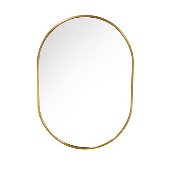 60x90 GOLD OVAL MODENA WALL MIRROR