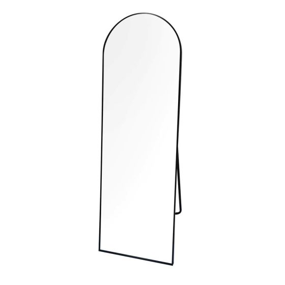 160cm MODENA BLACK FLOOR STANDING MIRROR