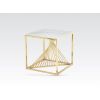 CALABRIA LAMP TABLE - GOLD / STONE