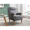 LISBON FIRESIDE ARMCHAIR - STEEL BLUE