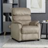 SAVOY TAUPE FABRIC ARMCHAIR (FIXED)