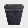 40X40X41cm PIAZZA PLANT POT GRANITE