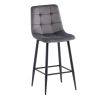 BELLA GREY COUNTER STOOL