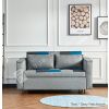 ASPEN SOFA BED TEAL / GREY