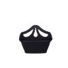 42cm VENETIAN WALL PLANTER BLACK