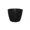 34cm BLACK BARREL PLANTER