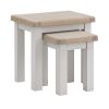 SALCOMBE NEST OF TABLES - LT GREY