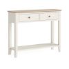 MARLOW CONSOLE TABLE - COCONUT WHITE