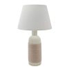 SLIM BURLAP CREAM T/LAMP