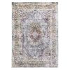 160x230 GREY BOHO MEDALLION RUG