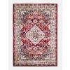 120x170 AZIZA MEDALLION RED RUG