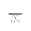 JENNIS 1.2m GREY SET - RND DINING TABLE w/ JASPER GREY / LT GREY CHAIRS