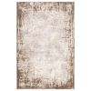 120x170 KUZA BEIGE BORDER RUG