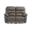 LAYLA GREY 2 SEATER SOFA - ELECTRIC RECLINING