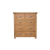 MANHATTAN OAK 5 DWR CHEST