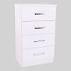 MIAMI WHITE 4 DWR MIDI CHEST - B HANDLE