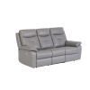 SOPHIA GREY ELECTRIC RECLINING 3 SEATER SOFA