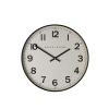 50cm WHITE BAKER AND BROWN STATION WALL CLOCK