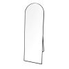 160cm MODENA BLACK FLOOR STANDING MIRROR