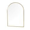 66x96cm MODENA GOLD ARCH WALL MIRROR