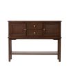 LINDON 2 DOOR 2 DRAWER SIDEBOARD WALNUT BROWN