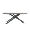 CAMILLA 2m MATT GREY DINING TABLE