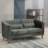 CHARLOTTE 3 SEATER SOFA - WINTER MOSS