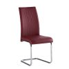 MONACO RED DINING CHAIR