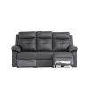 SOPHIA CHARCOAL ELECTRIC 3 SEATER SOFA