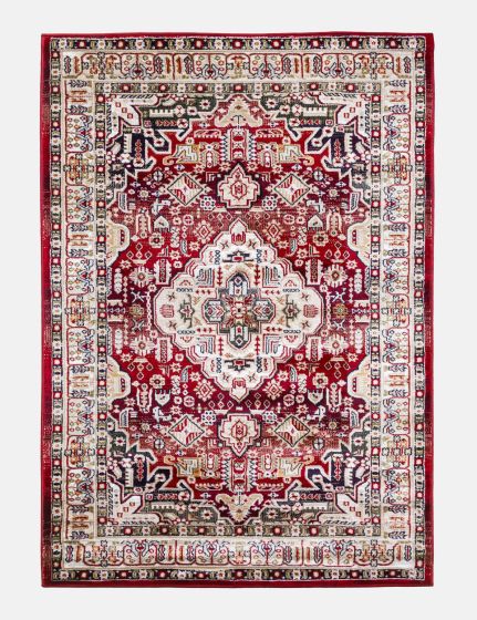 120x170 AZIZA MEDALLION RED RUG