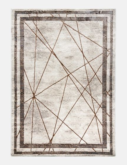 120x170 BEIGE GLITZ ART DECO RUG