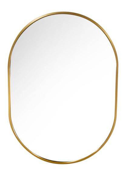 50x70 GOLD OVAL MODENA WALL MIRROR