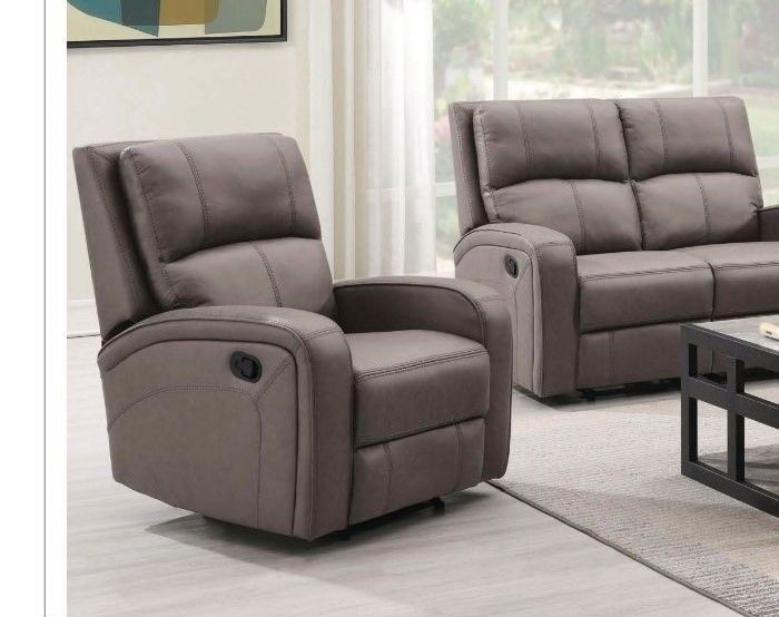 SILVERTON TAUPE RCLINING ARMCHAIR