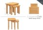 LUGANO NEST OF 2 TABLES