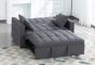 LUNA GREY SOFA BED