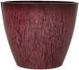 31cm DAPPLED BURGUNDY ROUND PLANTER