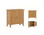 KILKENNY OAK 2 DOOR CUPBOARD