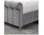 4'6 CARLOW GREY SIDE OPEN GAS LIFT BEDSTEAD