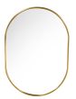 50x70 GOLD OVAL MODENA WALL MIRROR