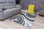 120x170 SAMBA SPIRALS GREY RUG