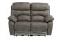 LAYLA GREY 2 SEATER SOFA - ELECTRIC RECLINING