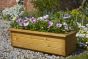 83cm GLEBE WOODEN TROUGH PLANTER