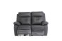 SOPHIA CHARCOAL ELECTRIC 2 SEATER SOFA